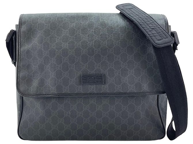 Borsa Messenger Gucci nera Nero
