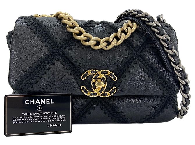 Borsa Chanel 19 Medium - Black Nero