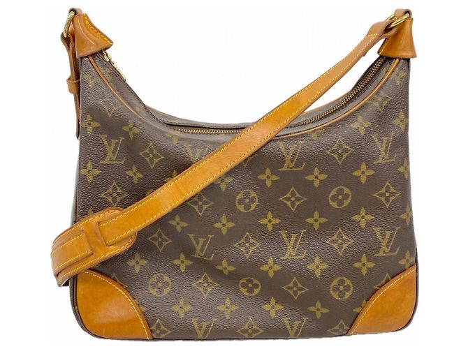 Borsa a Spalla Louis Vuitton Monogram Boulogne 30 Marrone