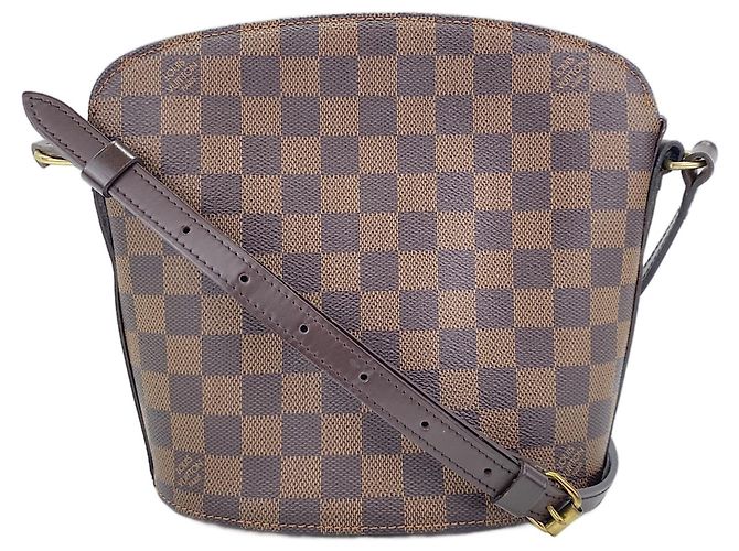 Borsa a Spalla Louis Vuitton Druot Marrone