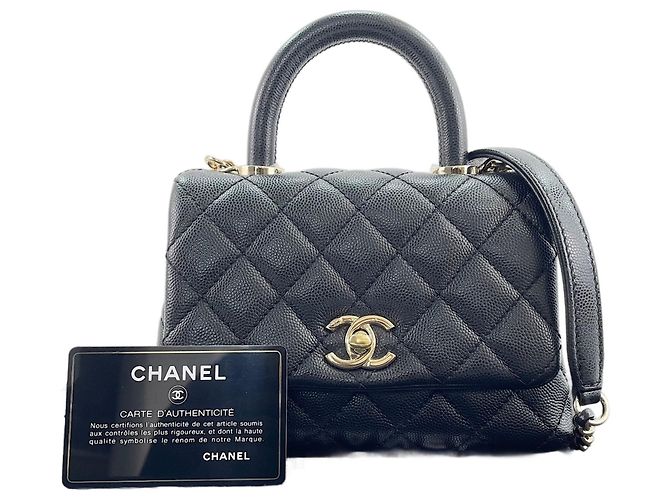 Borsa Chanel Coco Handle 19 - Black Nero 