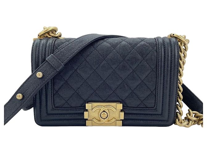 Le Boy Bolsa de ombro Chanel Boy Small Preto