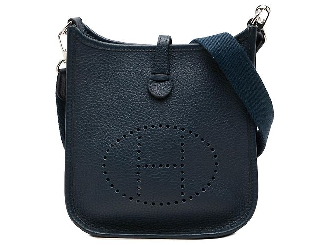 Hermès Blue Clemence Evelyne 16 Amazone Azul