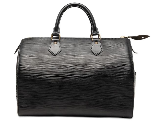 Louis Vuitton Black Epi Speedy 30 Noir