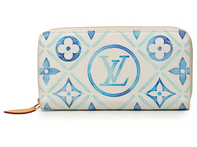 Cartera Zippy Blue Monogram By The Pool Louis Vuitton Azul