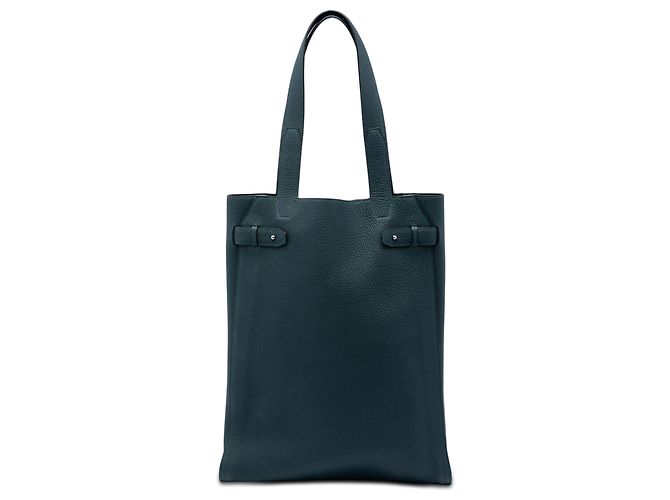 Hermès Cabas Vertige en cuir Negonda vert Vert foncé