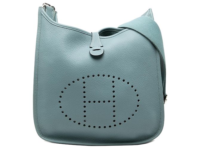 Hermès Blue Clemence Evelyne III 29 Bleu Bleu clair