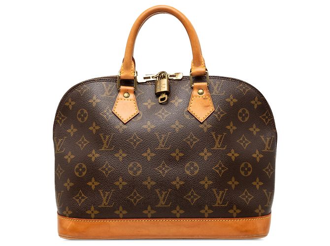 Louis Vuitton Marrón Monogram Alma PM Castaño