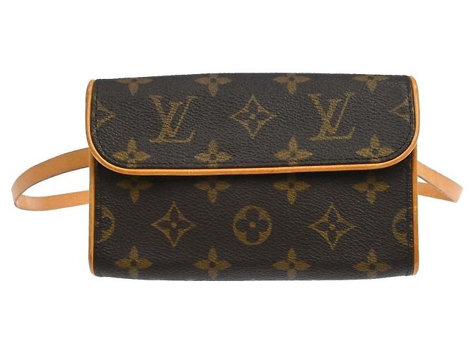 Louis Vuitton Pochette Florentine in Canvas Monogram Small Marrone