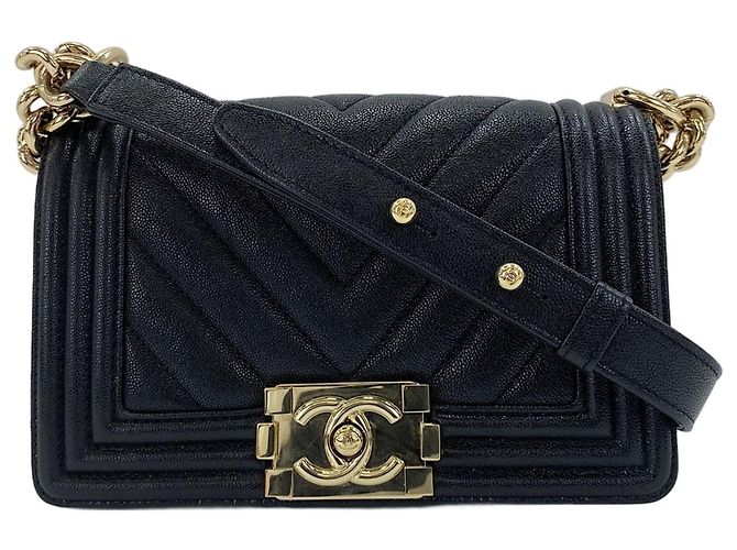Borsa a Spalla Chanel Boy Small - Nero