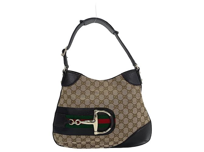 Borsa a Spalla Gucci Horsebit Marrone