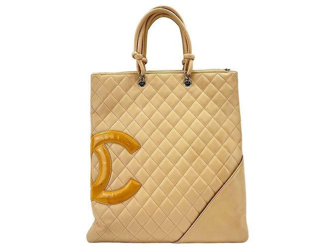 Bolso Tote Chanel Cambon Line Beige