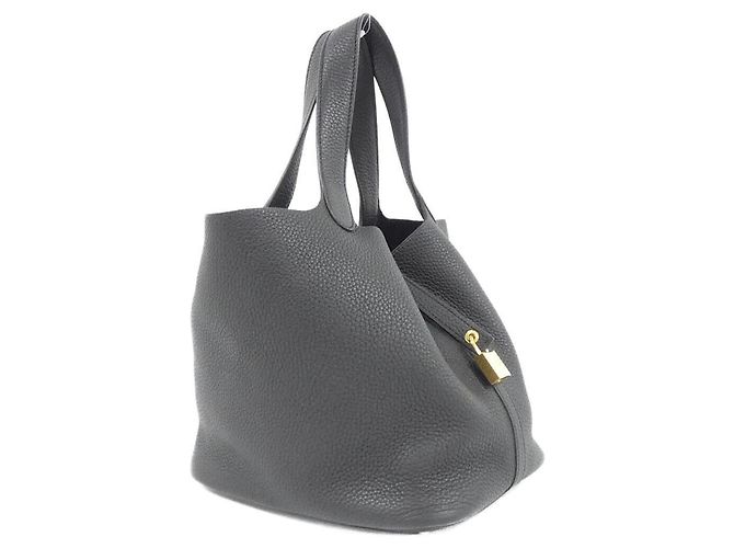 Hermès Borsa Hermes Picotin Lock MM Nero 