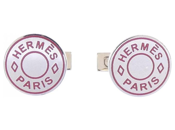 Hermès Gemelli Hermes rossi e argento Rosso