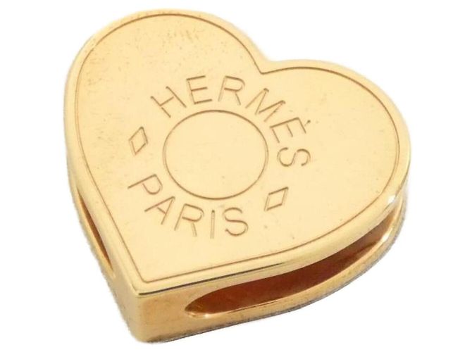 Ring Hermès Anel para lenço Mini Coeur Hermes Dourado