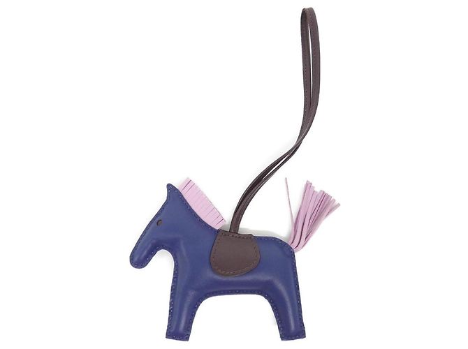 Hermès Hermes Rodeo Accessorio per Borsa Charm MM Blu 