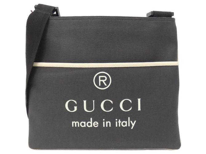 Borsa a tracolla Gucci 162904 Nero Bianco