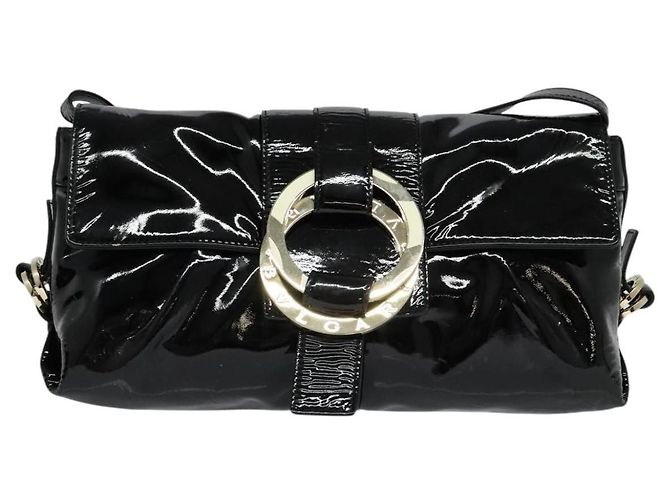 Bulgari Bvlgari Chandra Flap Enamel Negro