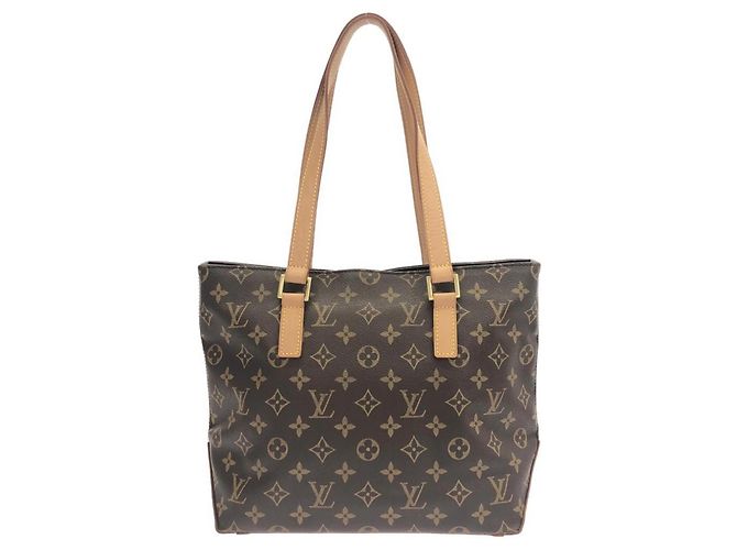 Bolsa Cabas Piano Monogram Louis Vuitton Marrom Monograma