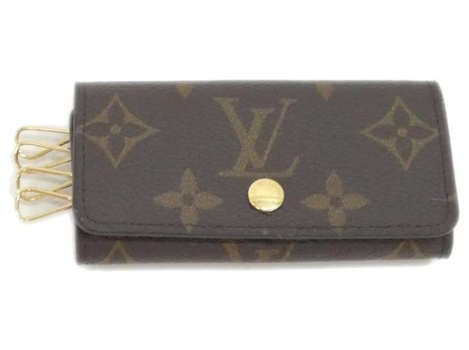 Louis Vuitton Monogram Multicles M62631 Key Case Brown