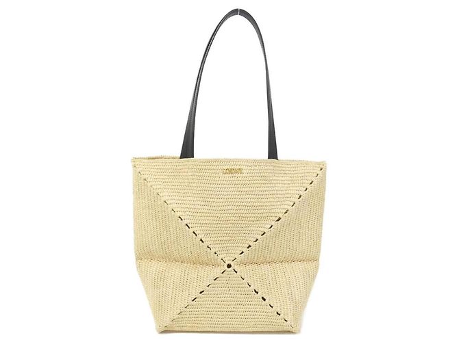 Loewe Puzzle Fold Tote Beige