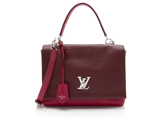 Bolsa Louis Vuitton Lockme II em couro de bezerro Rosa
