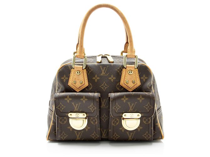 Bolsa Manhattan PM em lona Monogram Louis Vuitton Marrom