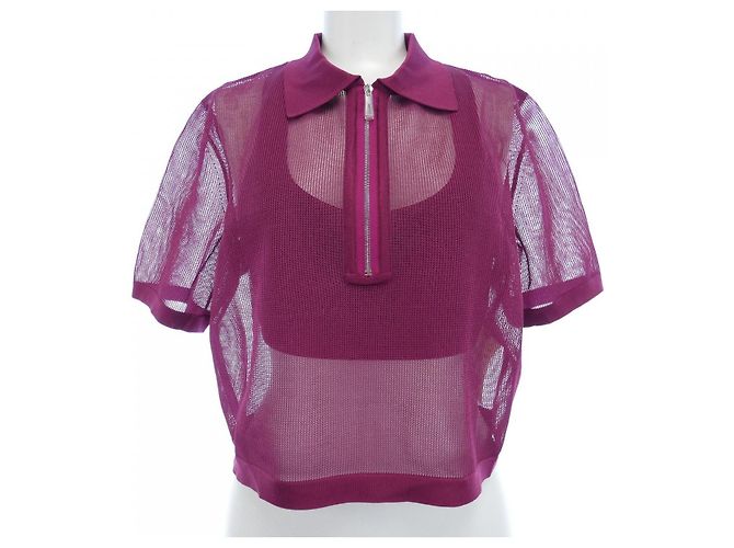 Hermès Hermes Seidentop 5E2690DN5E2691DN Rot