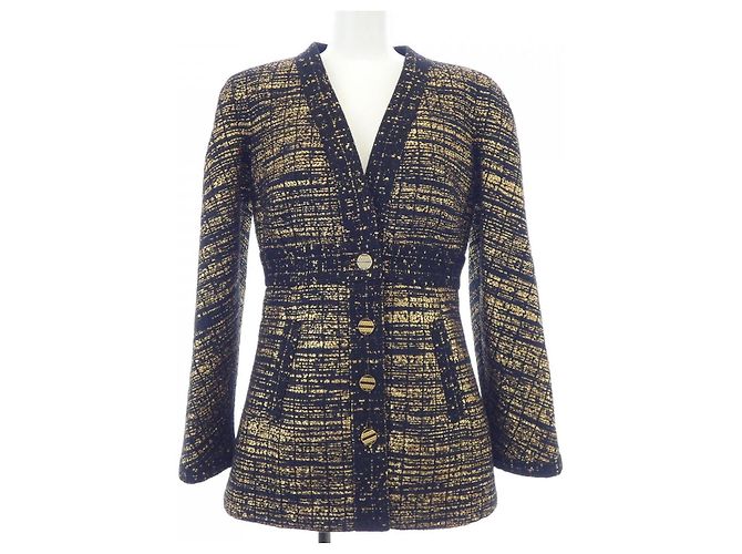 Timeless Giacca Chanel senza collo Nero