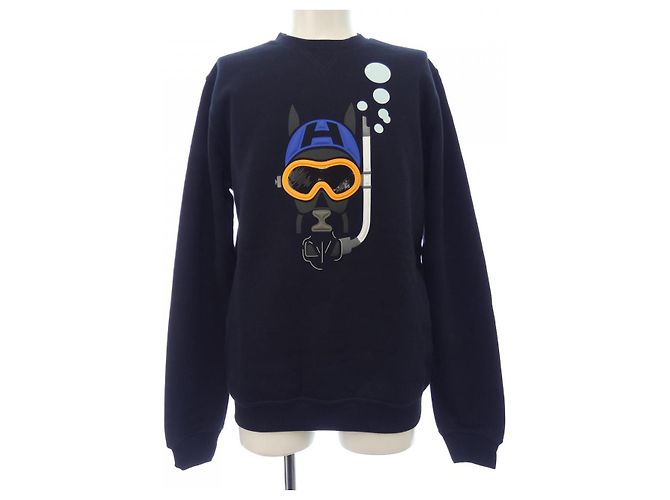 Hermès Sweatshirt Hermes XS Sweatshirt Schwarz Baumwolle