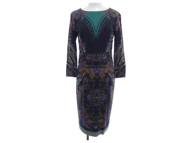 Etro Kleid Blau Marineblau