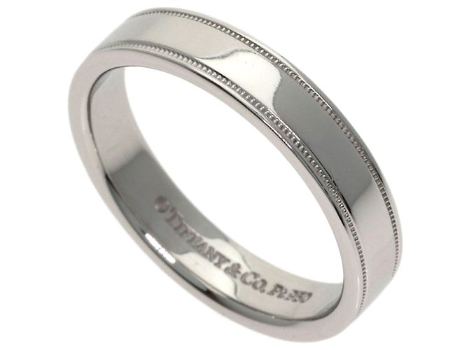 Tiffany & Co. Platin Milgrain Ring