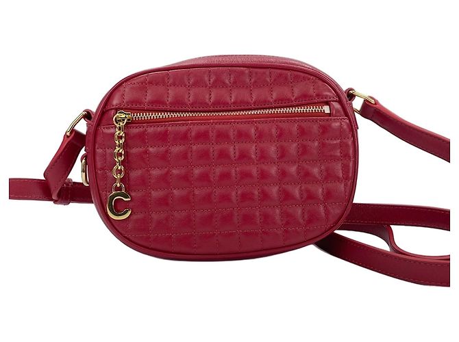 Céline Piccola borsa a tracolla Celine C-Charm Rosso