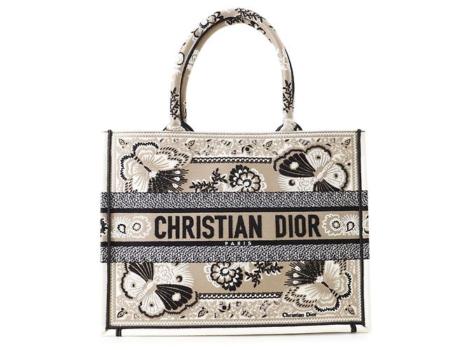 Borsa Tote Christian Dior misura Medium Bianco Beige
