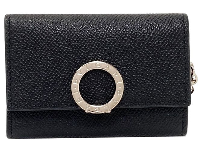 Bulgari Bvlgari Leather Keycase Black