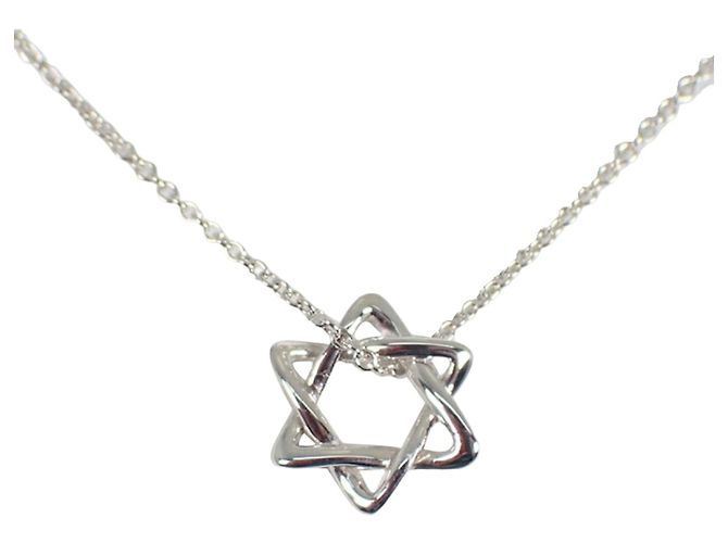 Colar com pingente Tiffany & Co. Estrela de Davi 925