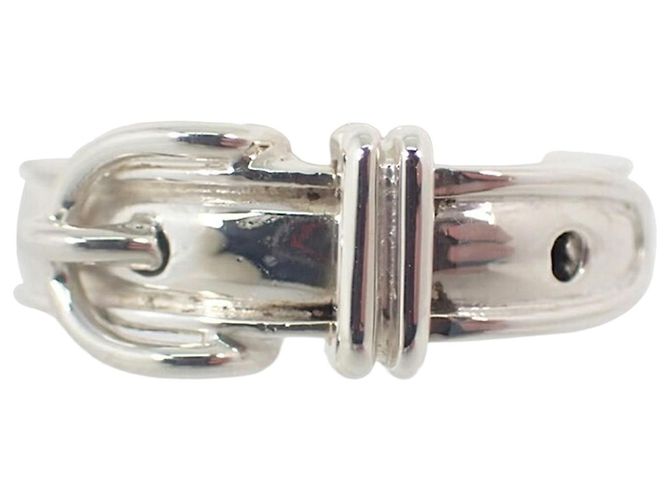Ring Hermès Anillo de banda en plata de ley 925 Hermes