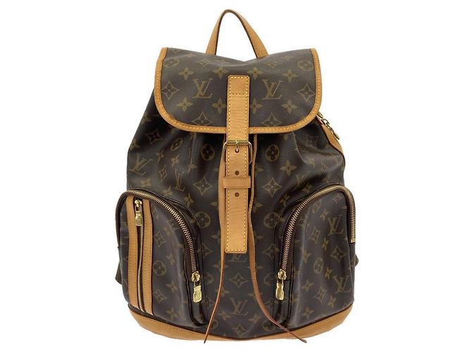 Louis Vuitton Monogram Sac à Bosphore Backpack Marrom
