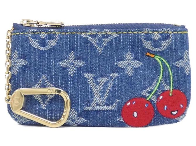 Monedero Louis Vuitton Monogram Cherry Denim Azul