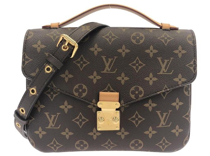 Sac à main Louis Vuitton Monogram Pochette Métis MM Marron