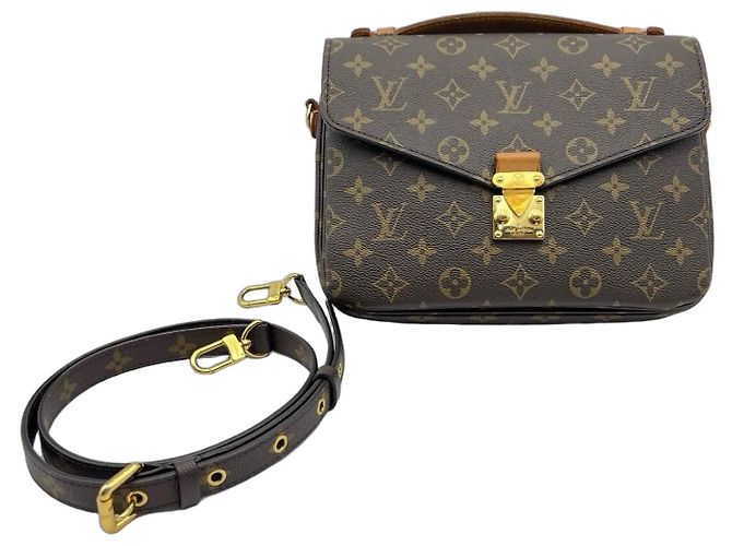 Metis Louis Vuitton Pochette Métis Monogram Marrom Monograma
