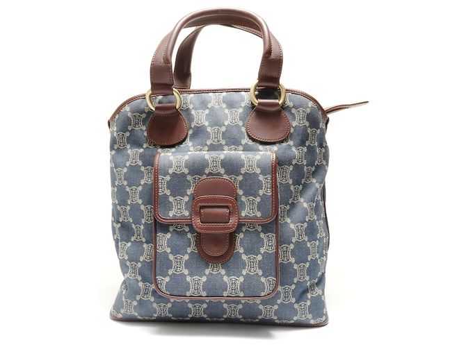 Céline Borsa Celine Paris Macadam Blu
