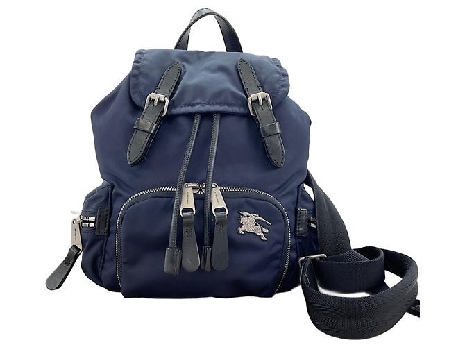 Zaino piccolo Burberry in blu navy