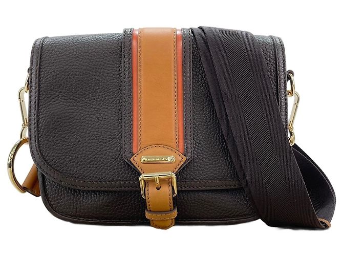 Borsa a tracolla Burberry marrone