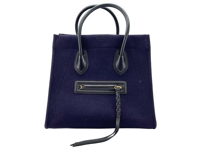Céline Borsa Celine Luggage Phantom Blu navy 