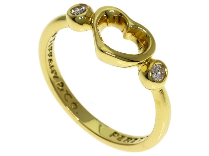 Anello Open Heart in Diamanti Tiffany & Co. D'oro