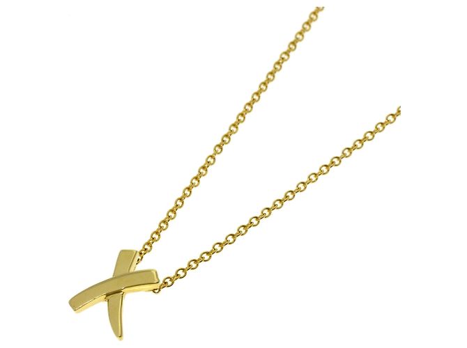 Tiffany & Co Collar Tiffany Graffiti X en Oro Amarillo de 18K Dorado