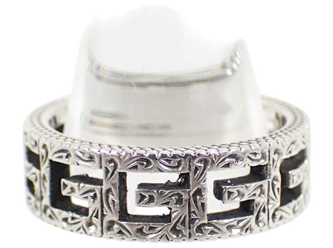 GUCCI 925 Arabesque Square G Ring