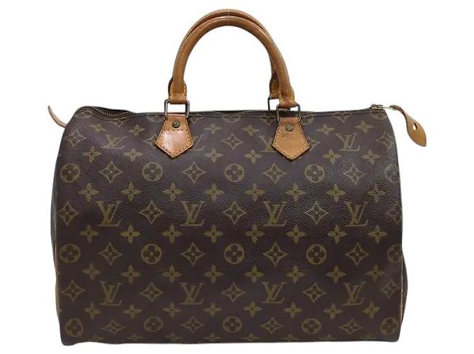 Louis Vuitton Speedy Monogram Canvas 35 Marron