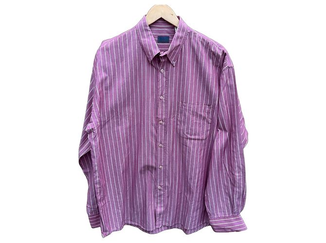 Camisa Kenzo de algodón a rayas Rosa